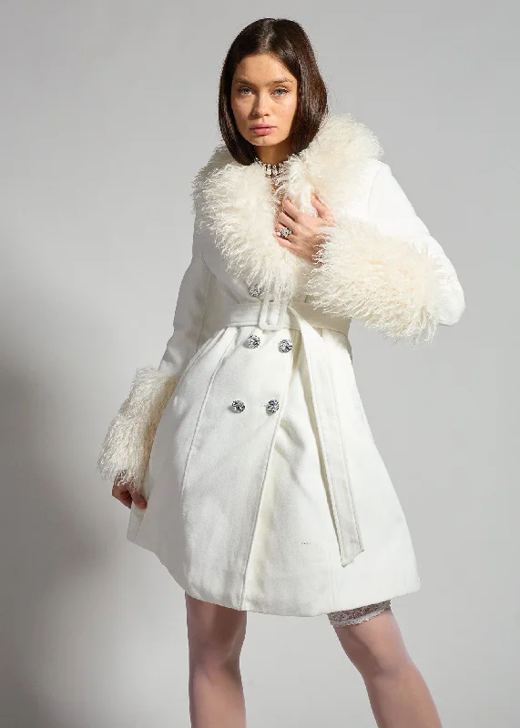 Amazing Deals Blanc Cassé Trench