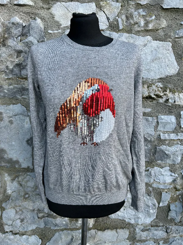 The Best Prices Sequin robin grey jumper uk 10-12