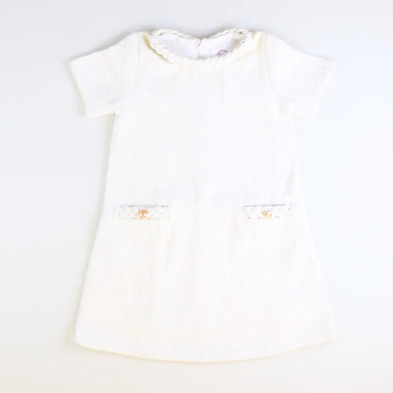 Exclusive Savings Tweed Jackie Dress - White