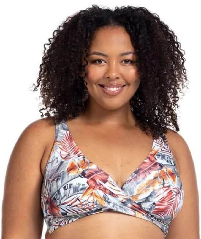 Price Break Artesands Eco Paradise Delacroix Cross Front D-G Cup Bikini Top - Pale Blue