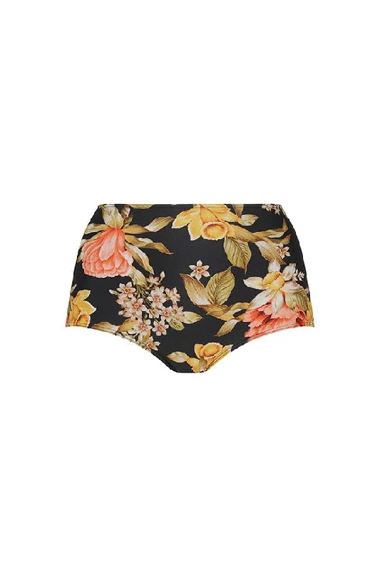 Stock Clearance Frenchy Black High Waist Bikini Bottoms