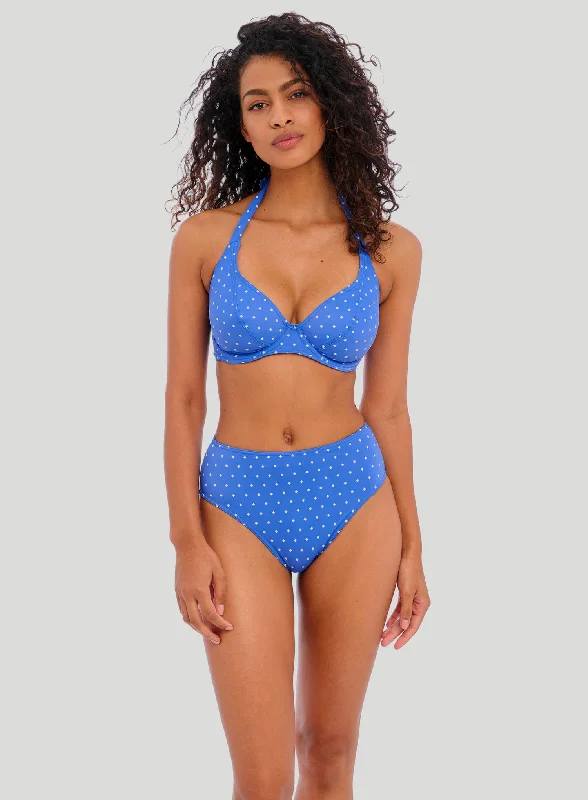 Huge Savings Freya Swimwear: Jewel Cove High Waist Bikini Brief Azure
