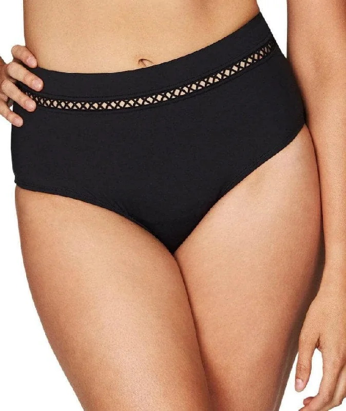 Deal Frenzy Sea Level Lola High Waist Bikini Brief - Black